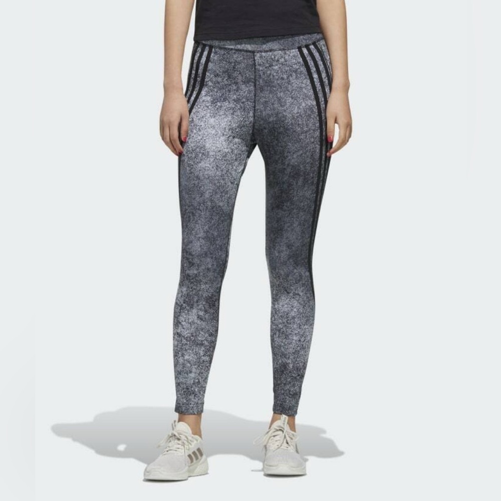 adidas Women's Black and Gray Leggings